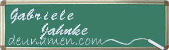 Gabriele Jahnke Visitenkarte